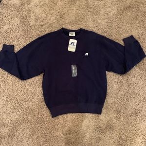 Russel Athletic Navy Crewneck NWT Size M